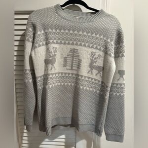 Yidarton Christmas reindeer fairisle sweater